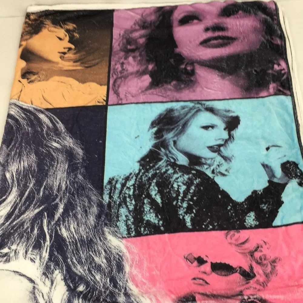 Taylor Swift Fleece Throw 4’ x 5’ NEW The Eras Tour